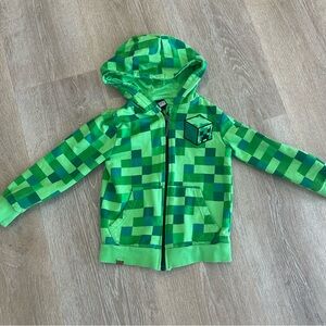 Kids Minecraft Zip-up Sweatshirt